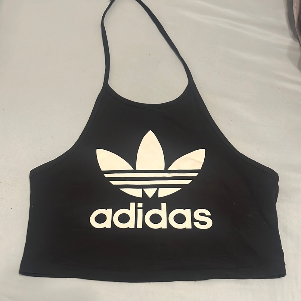 Adidas halter crop top